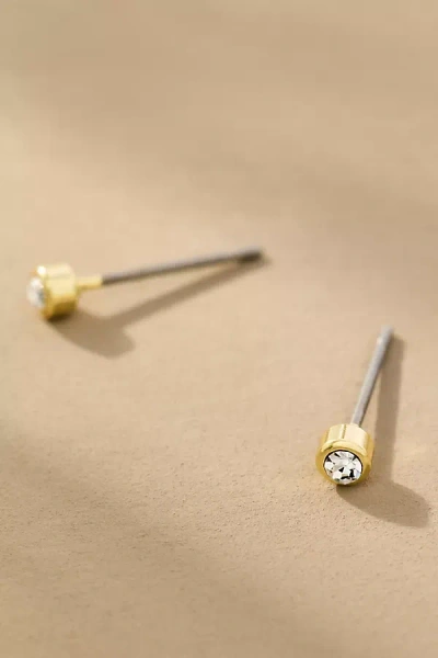Uncommon James Simple Stud Earrings In Gold