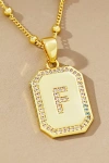 Uncommon James Sur 2.0 Monogram Pendant Necklace In Gold