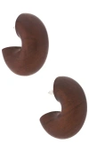 Uncommon Matters Beam Earrings In Brown
