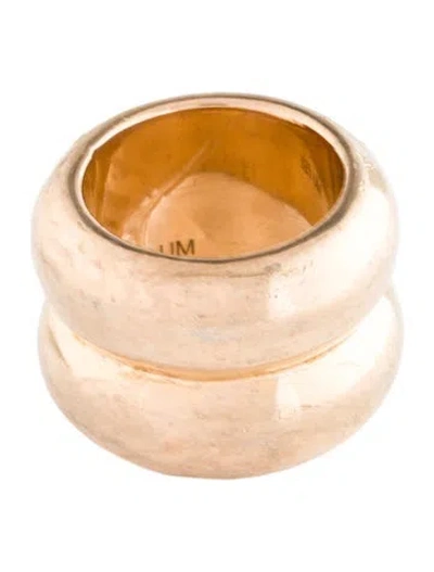 Pre-owned Uncommon Matters Breve Band Ring In Multi