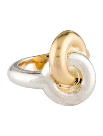 Pre-owned Uncommon Matters Cumulus Knot Cocktail Ring In Multicolor
