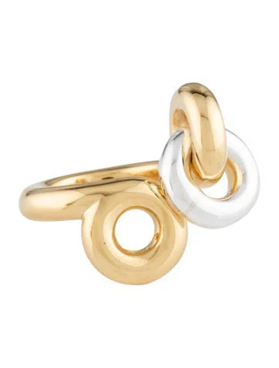 Pre-owned Uncommon Matters Knot Lock Loop Ring In Multicolor