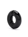 Uncommon Matters Large Stratus Hoops In Black