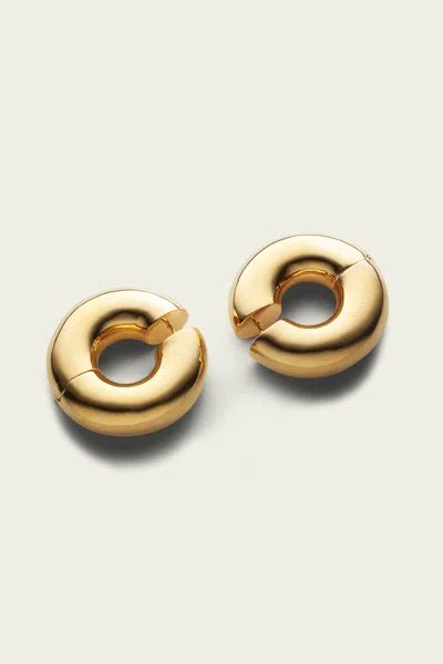 Uncommon Matters Large Stratus Hoops In Gold