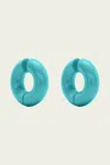 Uncommon Matters Large Stratus Hoops In Sky Blue