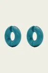 Uncommon Matters Large Stratus Hoops In Verdigris