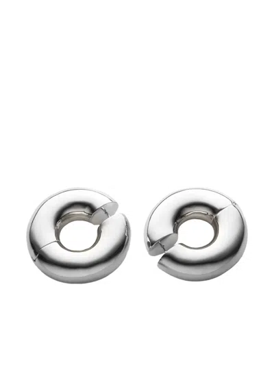 Uncommon Matters Strato Hoop Earrings In Metallic