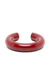 Uncommon Matters Swell Bangle Bracelet In Red