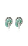 Uncommon Matters Tendril Sterling Silver; Amazonite Earrings