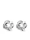 Uncommon Matters Twist Creoles Hoop Earrings In Metallic