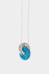 Uncommon Matters Cumulus Necklace In Silver/sky Blue In Multi