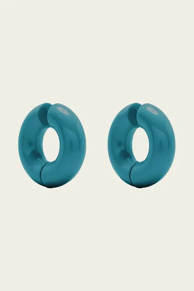 Uncommon Matters Women's Stratus Hoops In Verdigris In Multi