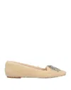 Unconventional Royal Ballet Flats In Beige