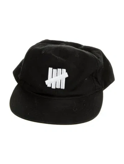 Pre-owned Undefeated Embroidered Baseball Hat In Black