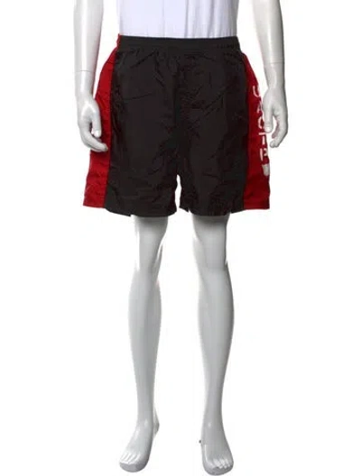 Pre-owned Undefeated Graphic Print Athletic Shorts In Black
