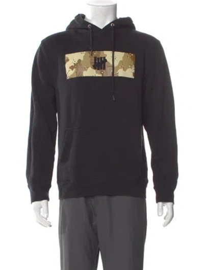 Pre-owned Undefeated Graphic Print Crew Neck Pullover In Grey