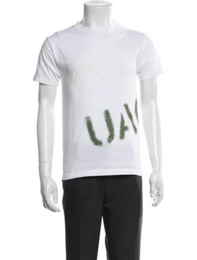 Pre-owned Undefeated Graphic Print Crew Neck T-shirt In Black/white
