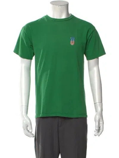 Pre-owned Undefeated Graphic Print Crew Neck T-shirt In Green