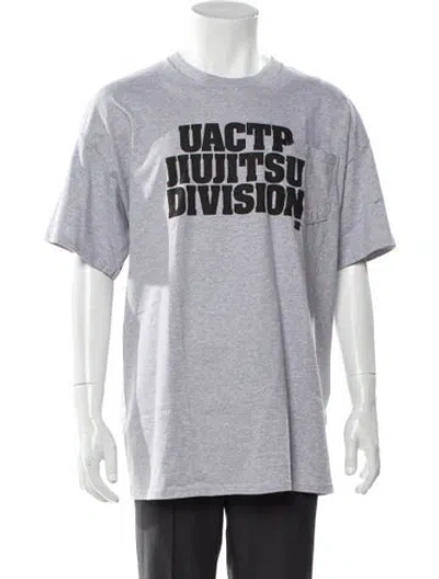 Pre-owned Undefeated Graphic Print Crew Neck T-shirt W/ Tags In Grey