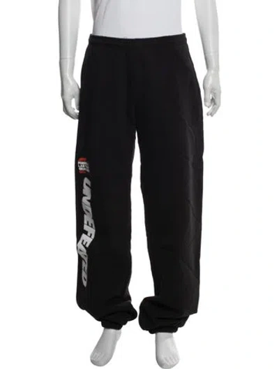 Pre-owned Undefeated Graphic Print Lounge Bottoms W/ Tags In Black