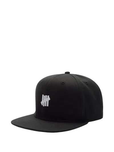 Undefeated Icon Strapback Cap In Black