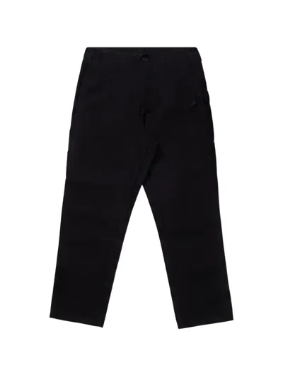 Undefeated Logo-embroidered Trousers In Black