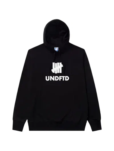 Undefeated Logo-print Hoodie In Black