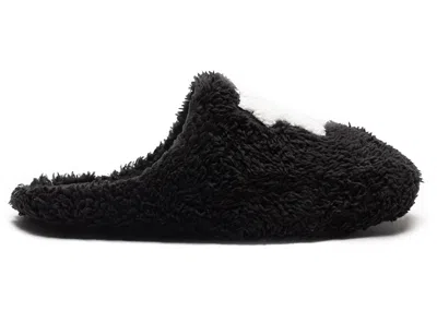 Pre-owned Undefeated Men's  Icon Slipper Sneakers In Black/white