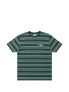 Undefeated Summer Stripe T-shirt In Green