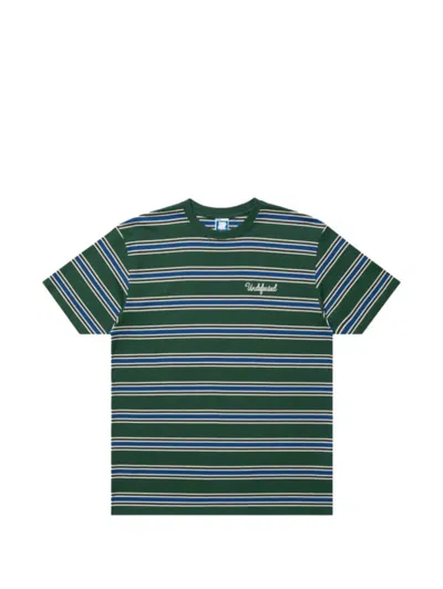 Undefeated Summer Stripe T-shirt In Green
