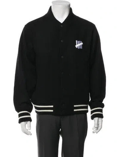 Pre-owned Undefeated Wool Varsity Jacket In Black