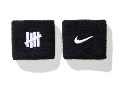 Pre-owned Undefeated X Nike Wristband In Black