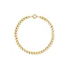 Undefined Jewelry Men's 10.3mm Classic Cuban Flat Curb Chain Necklace Gold In Gold