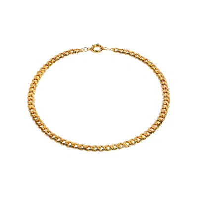 Undefined Jewelry Men's 8.1mm New Flat Chain Necklace Gold