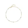 Undefined Jewelry Men's Green / Gold / White La Forest Bracelet_m Mmrz In Multi