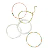 Undefined Jewelry Men's Multicolor Beaded Pearl Bracelet Set In Blue