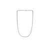 Undefined Jewelry Men's Silver 3mm Franco Chain Choker In Silver