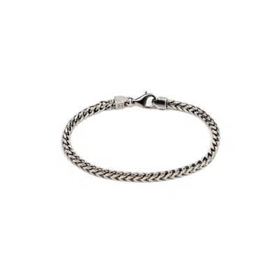 Undefined Jewelry Men's Silver 4.5mm Bold Franco Chain Bracelet