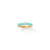 Undefined Jewelry Women's Blue / Gold My Daily Mood Color Stack Ring Baby Blue In Multi
