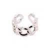 Undefined Jewelry Women's Chain Link Ring Silver In Silver