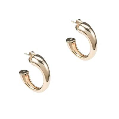 Undefined Jewelry Women's Semi Hoop Earring - Gold