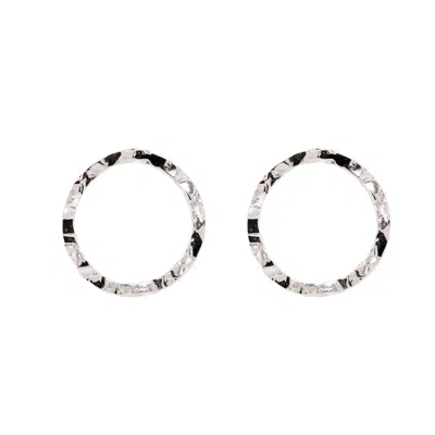 Undefined Jewelry Women's Silver Solar Earrings
