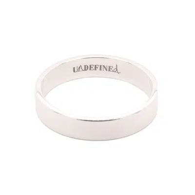 Undefined Jewelry Women's Sterling Silver 4mm Band