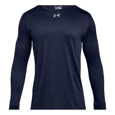 Under Armour 2.0 Long Sleeve Locker T-shirt 'navy' In Blue