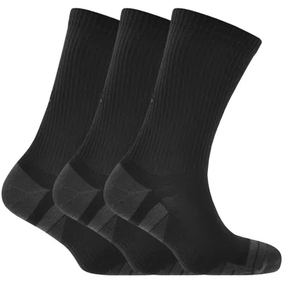 Under Armour 3 Pack Tech Crew Socks Black In Multi