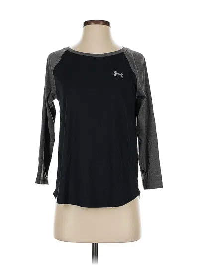 Pre-owned Under Armour 3/4 Sleeve T-shirt In Black