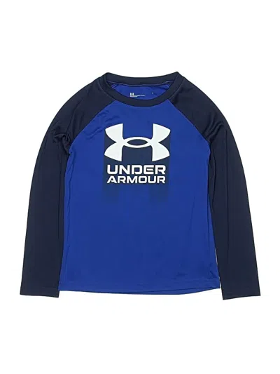 Pre-owned Under Armour Kids' 3/4 Sleeve T-shirt In Blue