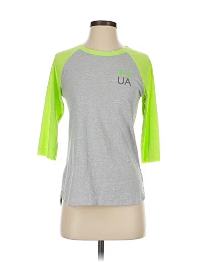 Pre-owned Under Armour 3/4 Sleeve T-shirt In Gray