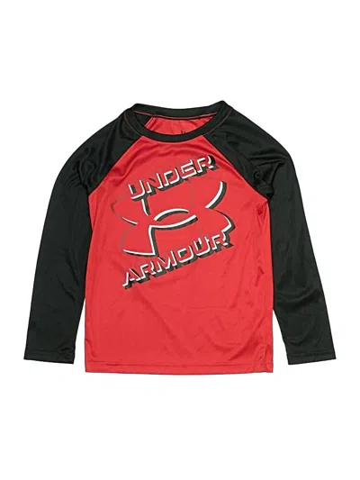 Pre-owned Under Armour Kids' 3/4 Sleeve T-shirt In Red
