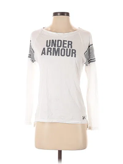 Pre-owned Under Armour 3/4 Sleeve T-shirt In White